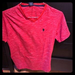 Men’s polo v neck t shirt